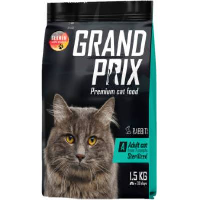 Grand Prix Adult Sterilized корм для Стерилизованных кошек (Кролик)